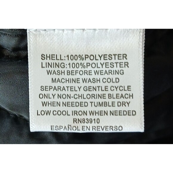 Style&co. Black Quilted Puffer Vest Women's Size 3X Gold Snaps & Zipper Everyday - Picture 11 of 13